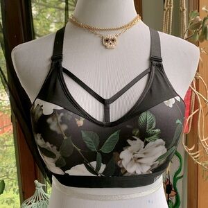 Victoria’s Secret Victoria Sport dark floral sports bra